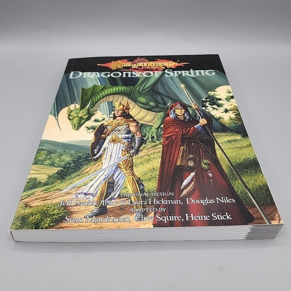 Dragonlance Dragons of Spring WOTC Licensed Book Very Good - Picture 10 of 11
